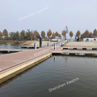 Customizable Structure Marine Floating Docks Aluminum Alloy 15-20 Years Lifespan