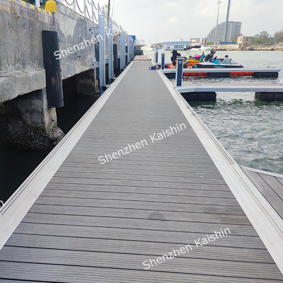 Customized Floating Pontoon Portable Marine Aluminum Docks For Heavy-Duty Marina Projects
