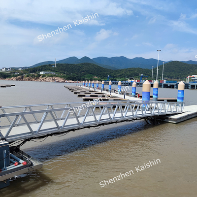 Commercial Floating Docks Marine Floating Platform Anti UV Aluminum Alloy Yacht Pier