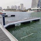 Marine Aluminum Floating Docks Marina Floating Bridge Walkway Aluminum Pile Holder