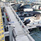 Customized Aluminum Floating Dock Boating Dock Floating Pontoon Bridge Float Dock Marina Boat Gangway