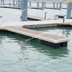 Marine Floating Finger Dock Customized Size 15-20 Years Lifespan Aluminum Alloy Floating Pontoon For Yacht Ship Boat