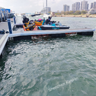 Marine Aluminum Floating Dock WPC Decking Finger Dock Pier customized Length