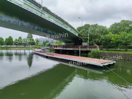 Marine Aluminium Gangway Anti Skid Walkway Floating Bridge / Floating Pontoon