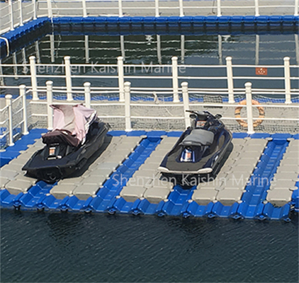 HDPE Portable Floating Platform Plastic Floating Dock Cubes With 350 Kg/square Meter Buoyancy
