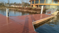 Marine Aluminum Floating Dock WPC Decking Finger Pontoon Dock Pier