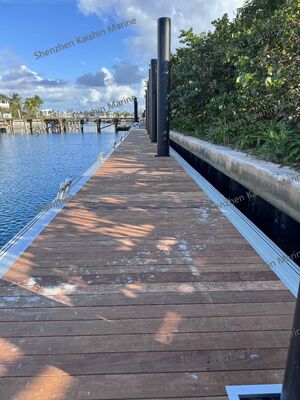 Marine Grade 6061 Aluminum Alloy Floating Dock with Modular Design and 250kg Load Capacity for Yachts and Marinas