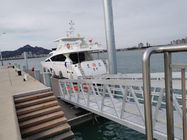 Marina Dock Design Marine Aluminum Gangways Ramps Aluminum Alloy 6061 T6 Floating Pontoon System