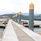 Waterfront Marine Aluminum Gangways / Marine Floating Bridge EPS Foam