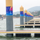 Aluminum Alloy Marine Gangway / Sea Aluminium Marina Pontoon Dock