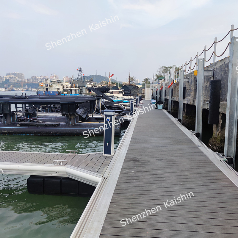 Marine Grade Aluminium Structure Floating Boat Dock Floating Walkway Floating Pontoon with Decking