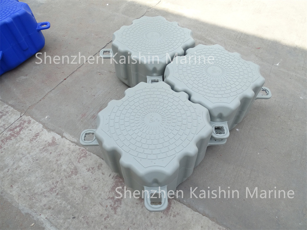 Modular HDPE Floating Cube Dock Plastic Floating Walkway Pontoon Bridge For yacht boat ship berth floating platform