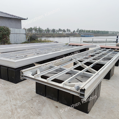 Pontoon flottant en alliage d'aluminium pour le projet du Marina Yacht Club Waterfront