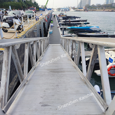 Passe-passe en aluminium résistant au glissement pont flottant ponton personnalisable quai flottant