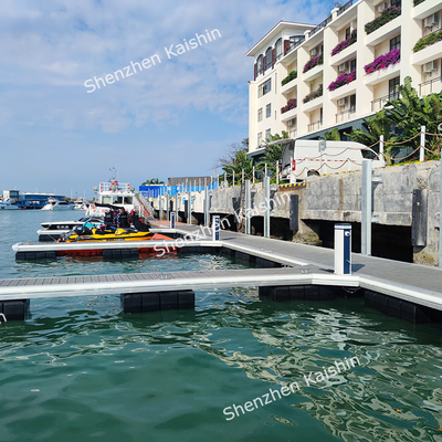 Des quais flottants en aluminium portable personnalisables avec un pare-chocs en caoutchouc