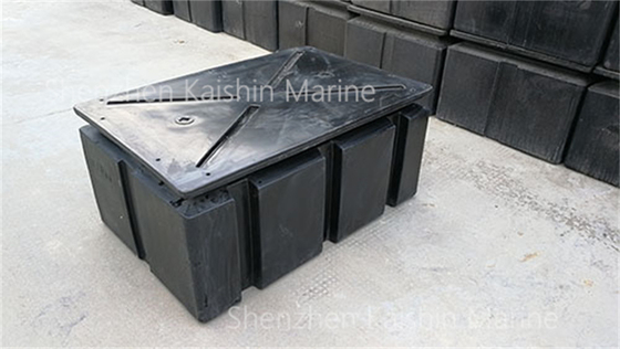 Flotteurs LLDPE personnalisables pour ponton flottant marin, ponton flottant de yacht et pont flottant