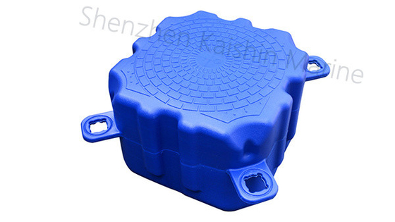 Plateforme flottante portable en HDPE, cubes de plaque flottante en plastique avec flottabilité de 350 kg/m2