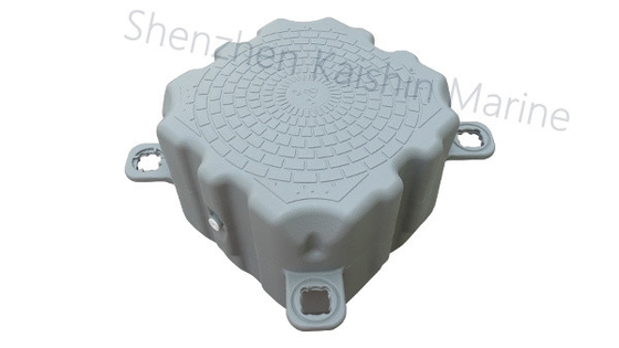 Ponton flottant modulaire gris/bleu/rouge pour jet ski avec boulons et écrous